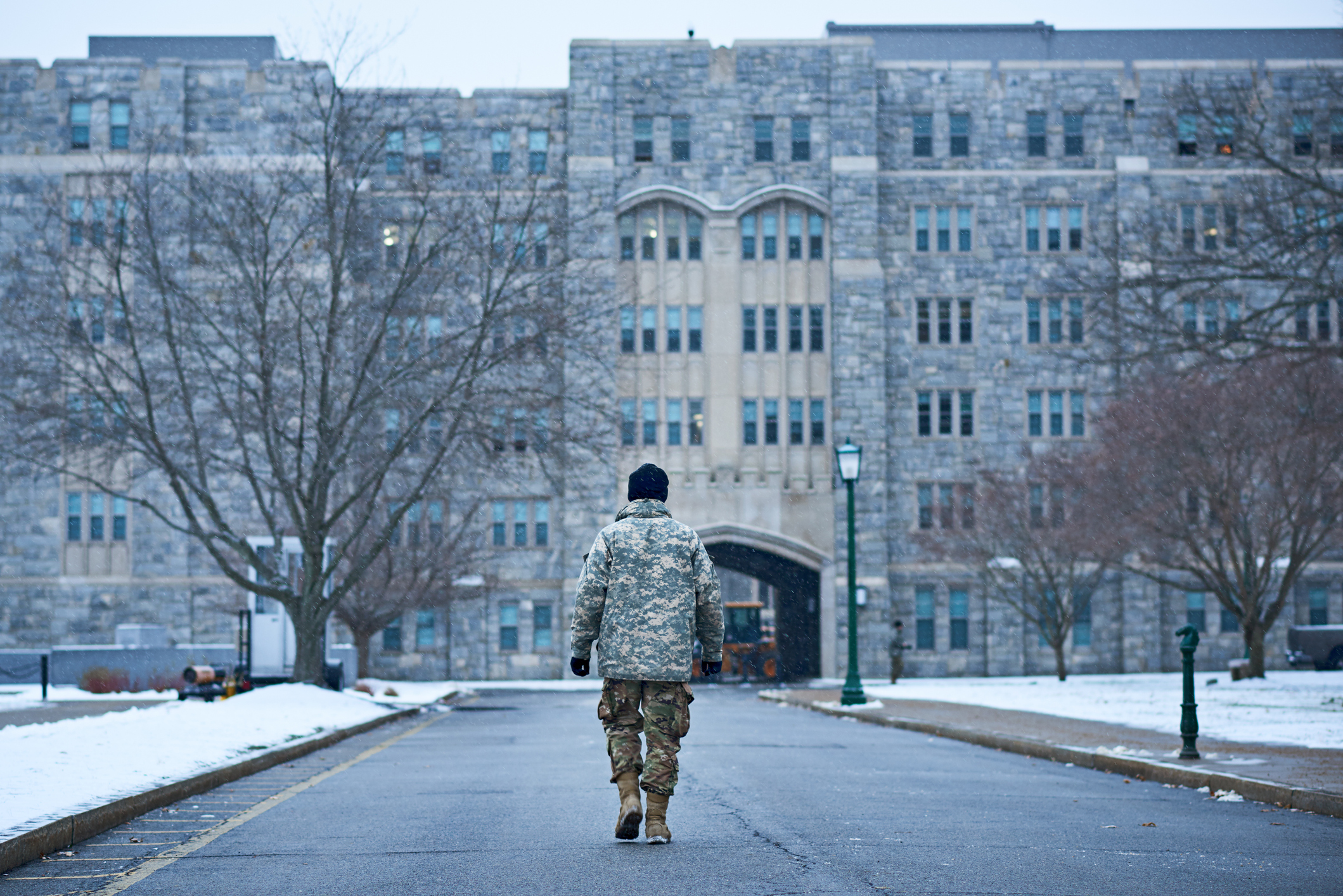 Studying for a law career after military service